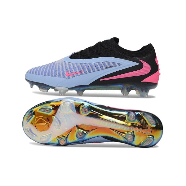 Nike Phantom 6 Elite Ligth Blue, Black and Pink Firm Ground FG Football Boot
