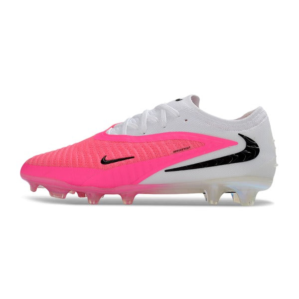 Nike Phantom 6 Elite Pink, White and Black Firm Ground FG Football Boot