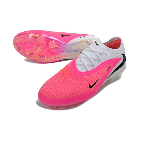 Nike Phantom 6 Elite Pink, White and Black Firm Ground FG Football Boot