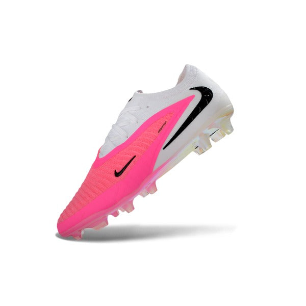 Nike Phantom 6 Elite Pink, White and Black Firm Ground FG Football Boot
