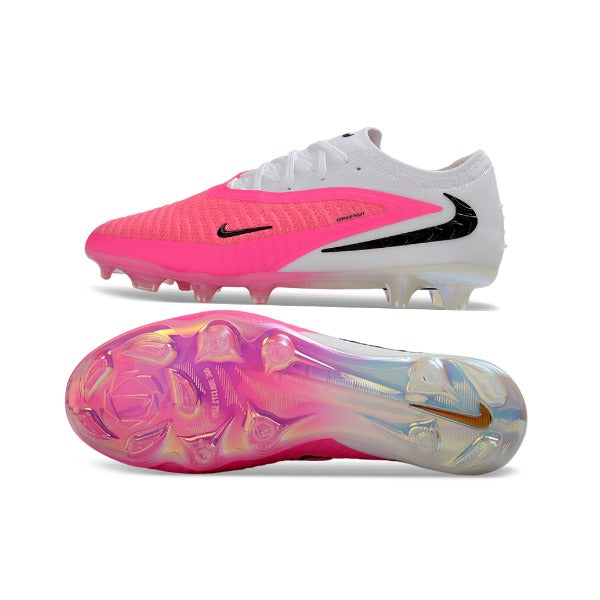 Nike Phantom 6 Elite Pink, White and Black Firm Ground FG Football Boot