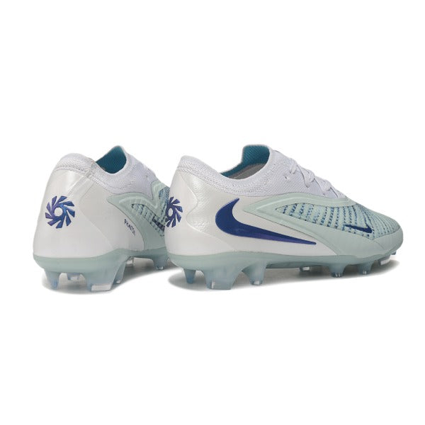 Nike Phantom 6 Elite White and Blue Firm Ground FG Football Boot