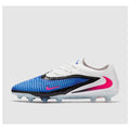 Nike Phantom 6 Elite White and Blue Pack Firm Ground FG Kids Football Boot