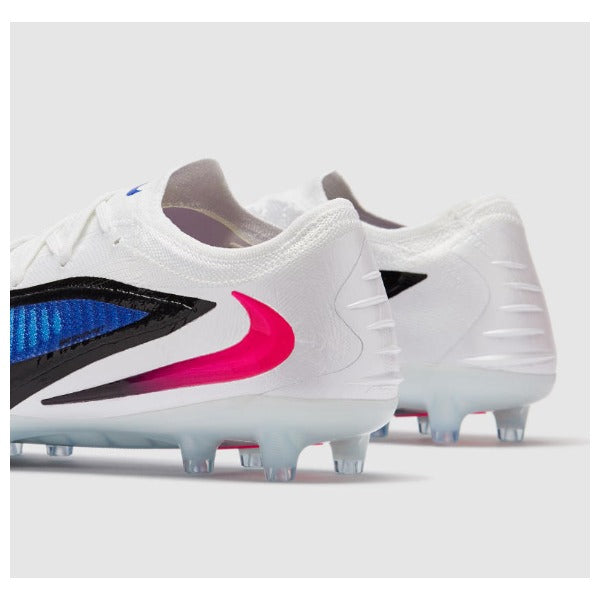 Nike Phantom 6 Elite White and Blue Pack Firm Ground FG Kids Football Boot
