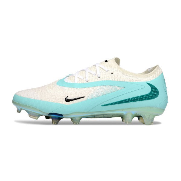 Nike Phantom 6 Elite White and Light Green FG