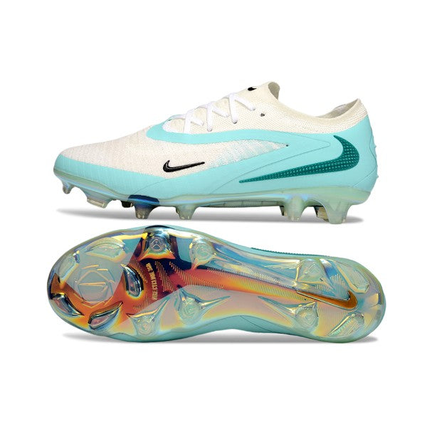 Nike Phantom 6 Elite White and Light Green FG