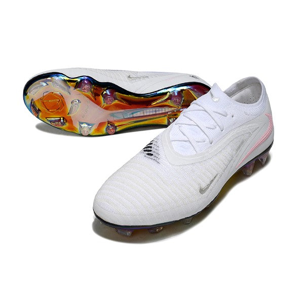 Nike Phantom 6 Elite White and Pink FG