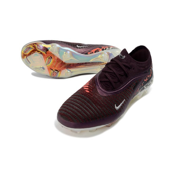 Nike Phantom 6 Elite Wine and White Firm Ground FG Football Boot