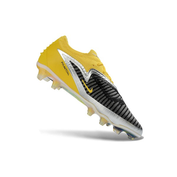 Nike Phantom 6 Elite Yellow, Gray and Silver Firm Ground FG Football Boot