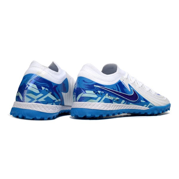 Nike Phantom GX2 Elite White and Blue TF
