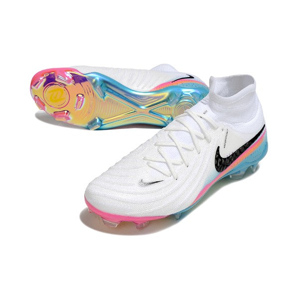 Nike Phantom Luna 2 Elite White Light Blue and Pink FG