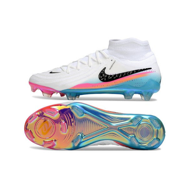 Nike Phantom Luna 2 Elite White Light Blue and Pink FG