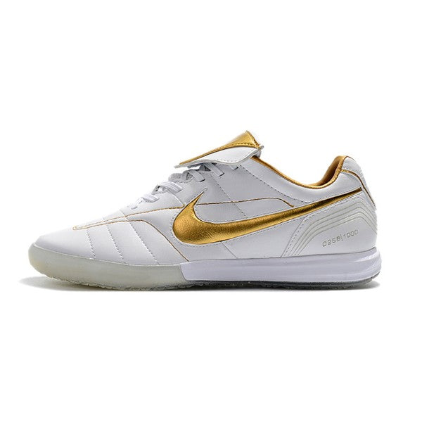 Nike Tiempo 7 R10 Elite White and Golden IC