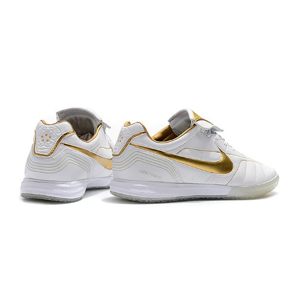 Nike Tiempo 7 R10 Elite White and Golden IC