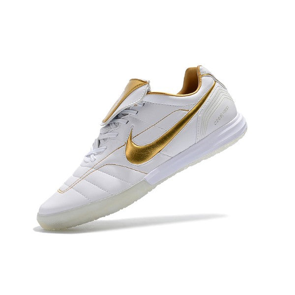Nike Tiempo 7 R10 Elite White and Golden IC