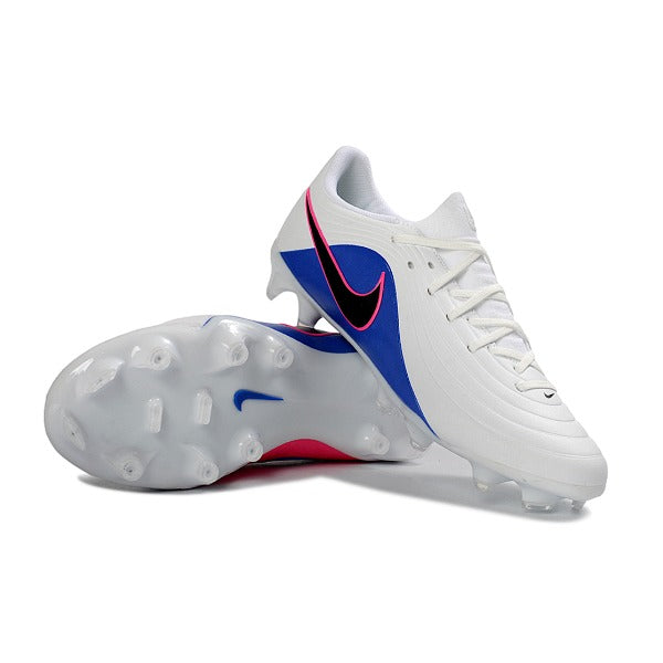 Nike Tiempo Legend 11 Elite  White , Blue and Pink Kids Firm Ground FG Football Boot