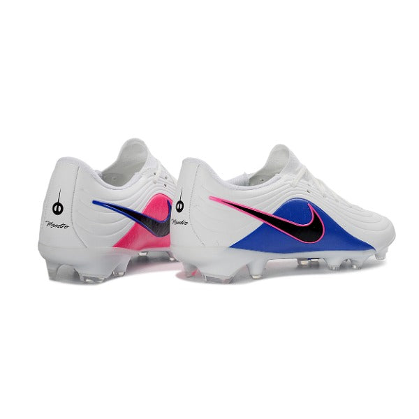 Nike Tiempo Legend 11 Elite  White , Blue and Pink Kids Firm Ground FG Football Boot