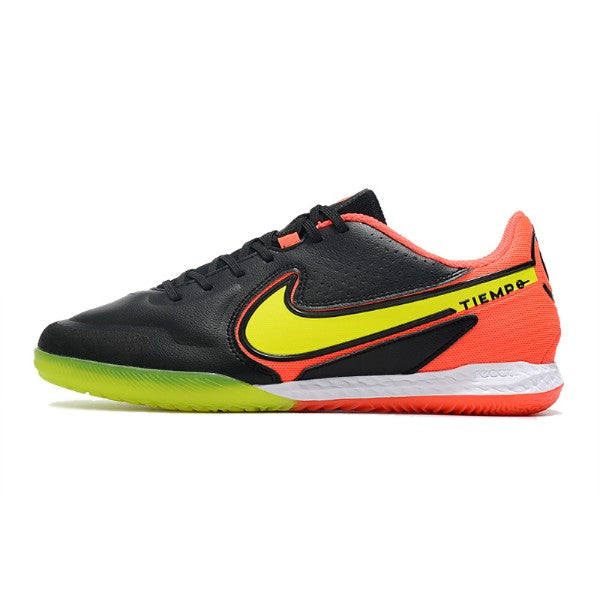 Nike Tiempo Legend 9 Elite Black Orange and Yellow IC