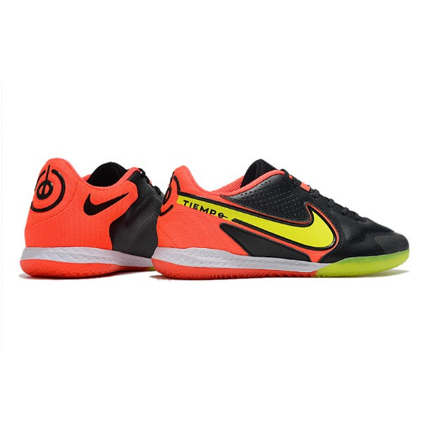 Nike Tiempo Legend 9 Elite Black Orange and Yellow IC