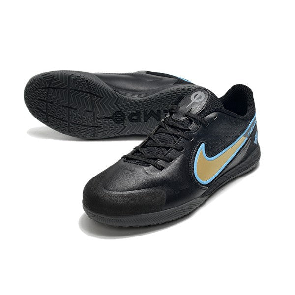 Nike Tiempo Legend 9 Elite Black Yellow and Blue IC