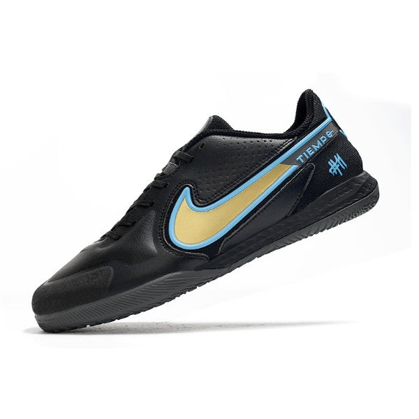 Nike Tiempo Legend 9 Elite Black Yellow and Blue IC