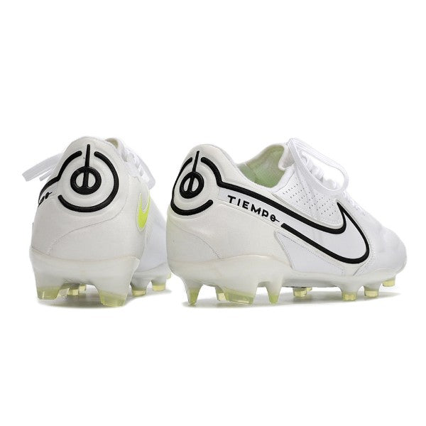 Nike Tiempo Legend 9 Elite White and Black FG