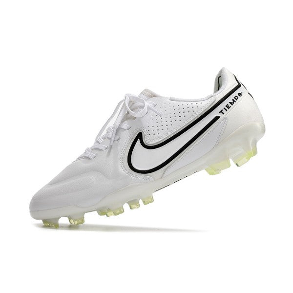 Nike Tiempo Legend 9 Elite White and Black FG