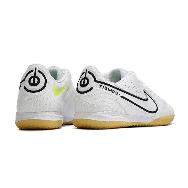 Nike Tiempo Legend 9 Elite White and Black IC