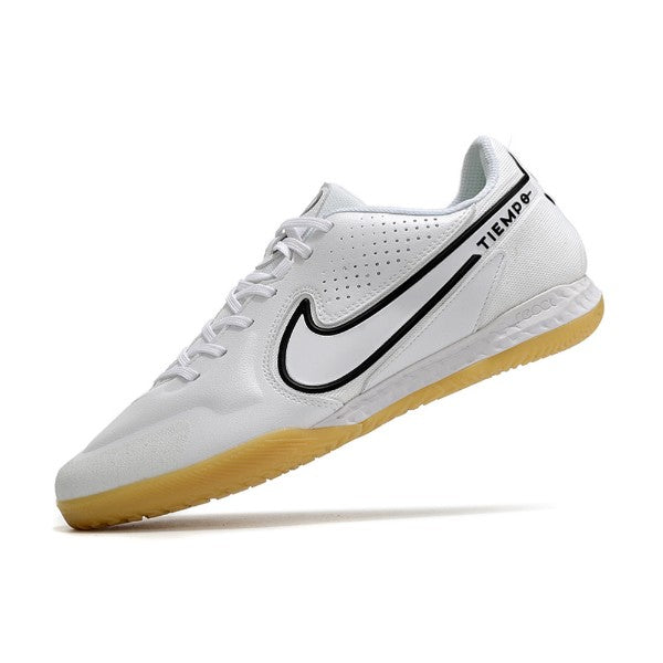 Nike Tiempo Legend 9 Elite White and Black IC