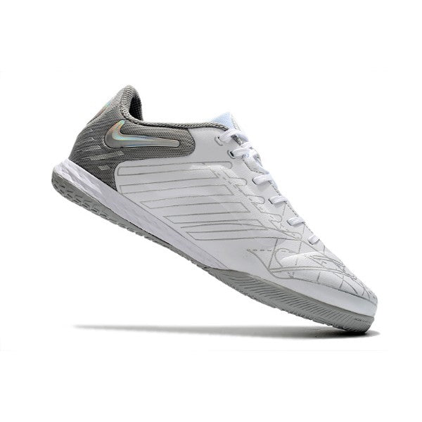 Nike Tiempo Legend 9 Elite White and Gray IC