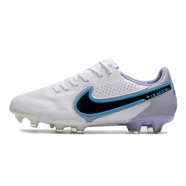 Nike Tiempo Legend 9 Elite White and Light Blue FG