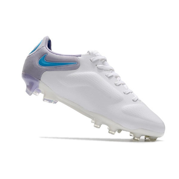 Nike Tiempo Legend 9 Elite White and Light Blue FG