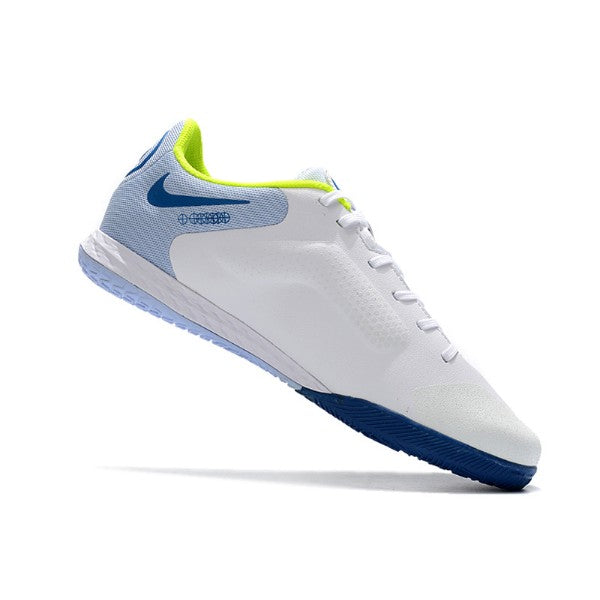 Nike Tiempo Legend 9 Elite White and Light Blue IC