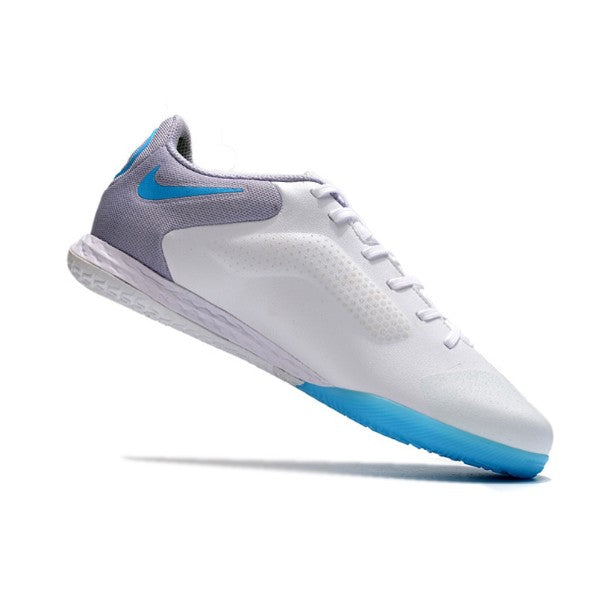 Nike Tiempo Legend 9 Elite White Grey and Blue IC