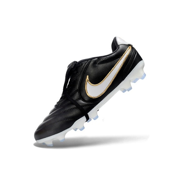 Nike Tiempo Ligera Elite Black and White FG