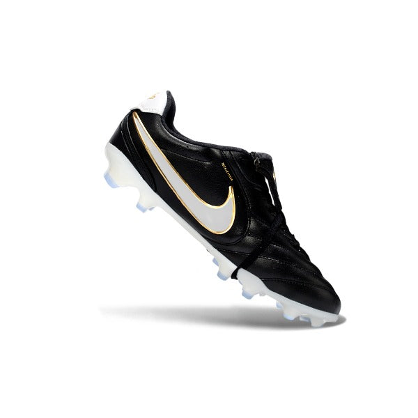 Nike Tiempo Ligera Elite Black and White FG