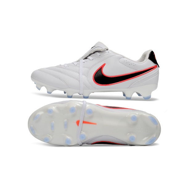 Nike Tiempo Ligera Elite White, Black and Orange FG