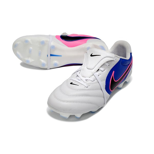 Nike Tiempo Ligera Elite White, Blue and Pink FG