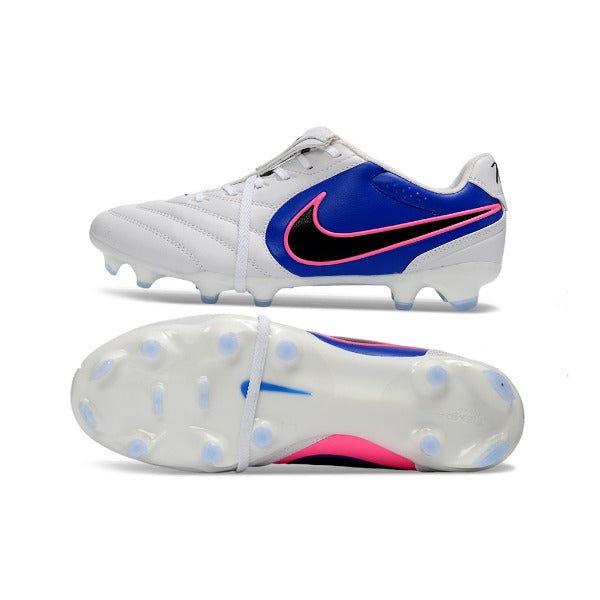 Nike Tiempo Ligera Elite White, Blue and Pink FG