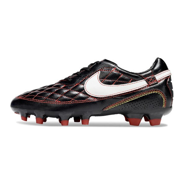 Nike Tiempo R10 Legend Elite Black Red and White FG