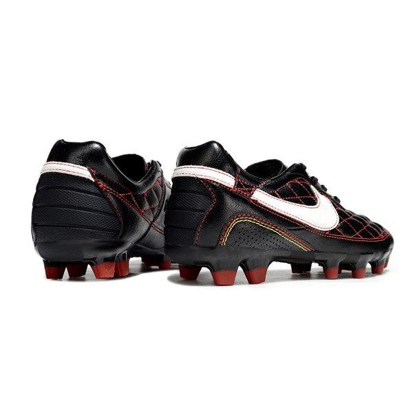 Nike Tiempo R10 Legend Elite Black Red and White FG