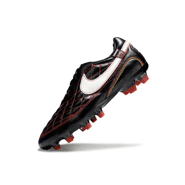 Nike Tiempo R10 Legend Elite Black Red and White FG