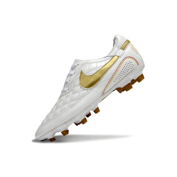 Nike Tiempo R10 Legend Elite White and Gold FG