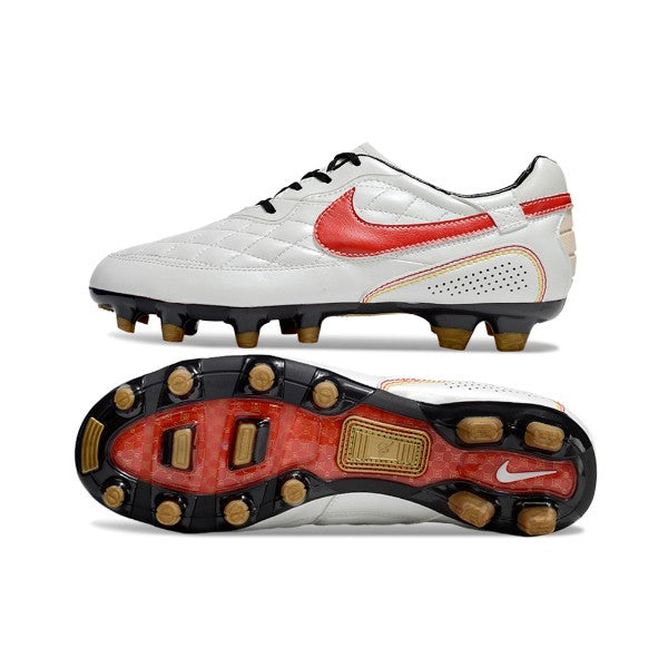 Nike Tiempo R10 Legend Elite White and Red FG