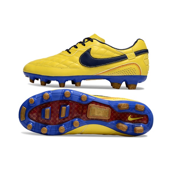 Nike Tiempo R10 Legend Elite Yellow and Blue FG