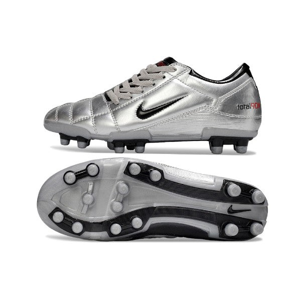 Nike Total 90 III Silver and Black FG