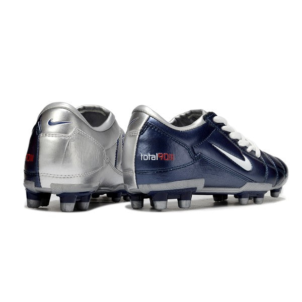 Nike Total 90 III Silver and Blue FG