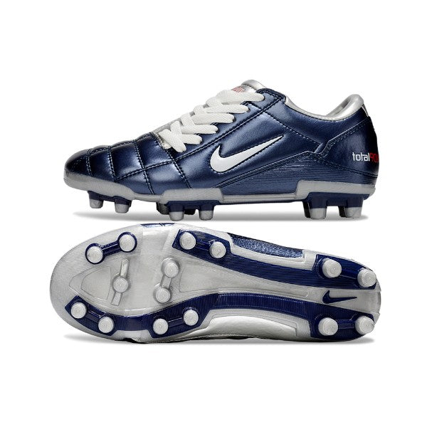 Nike Total 90 III Silver and Blue FG
