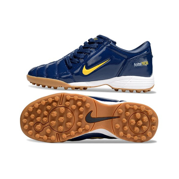 Nike Total 90 III TF Dark Blue and Yellow