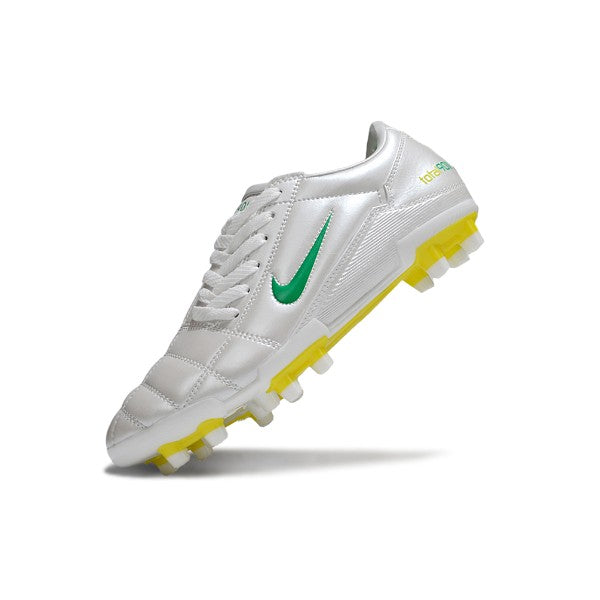 Nike Total 90 III White Green and Yellow FG